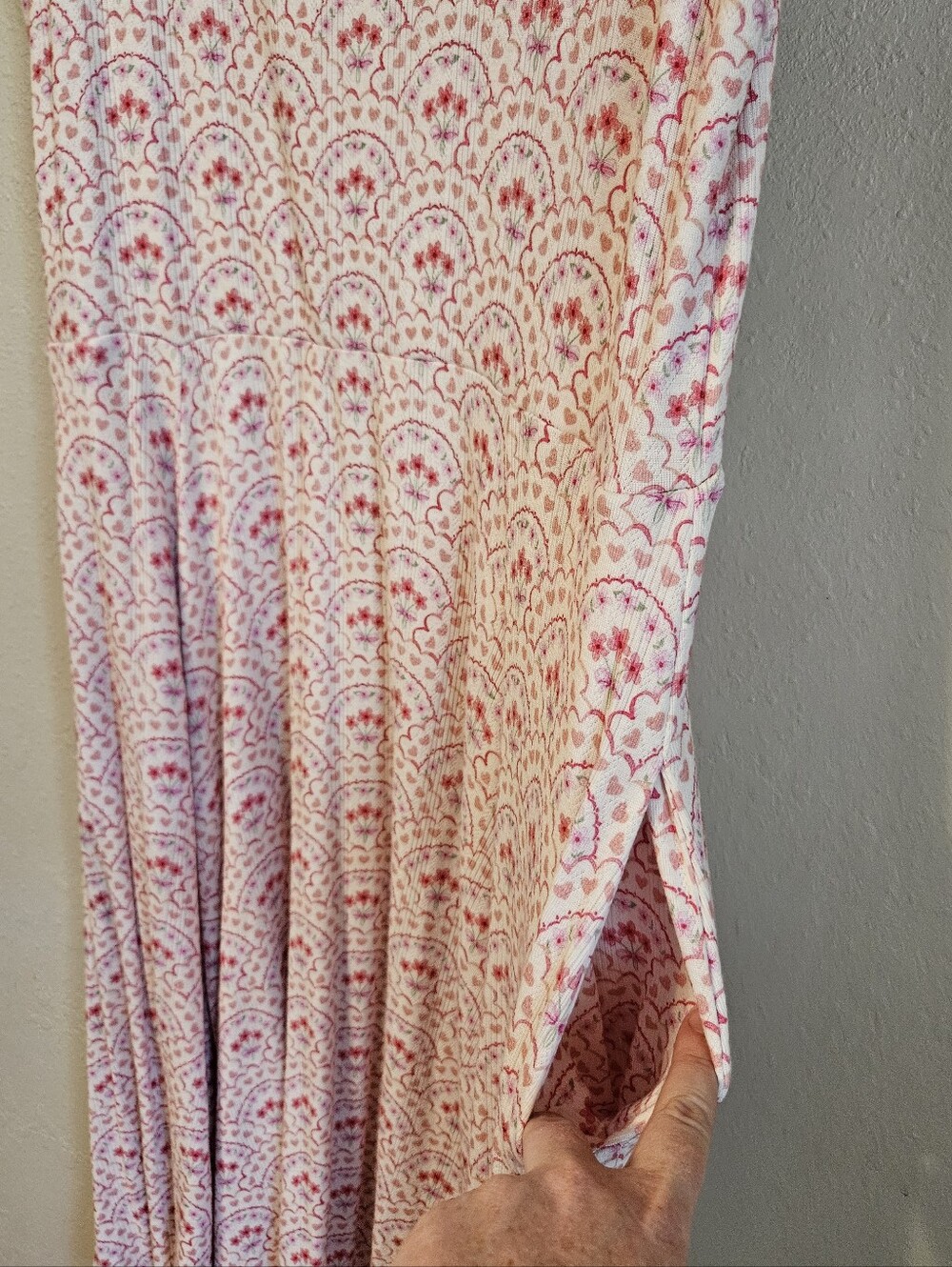 Posh Peanut Women's Pink Scoop Neck Bamboo Dress NWT Size 2XL - Picture 4 of 8